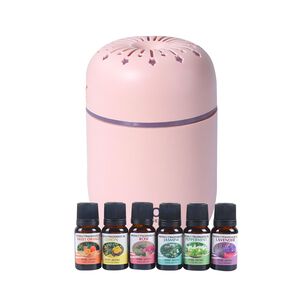 Pack Humidificador De Estrellas + 6 Esencias Aromaticas