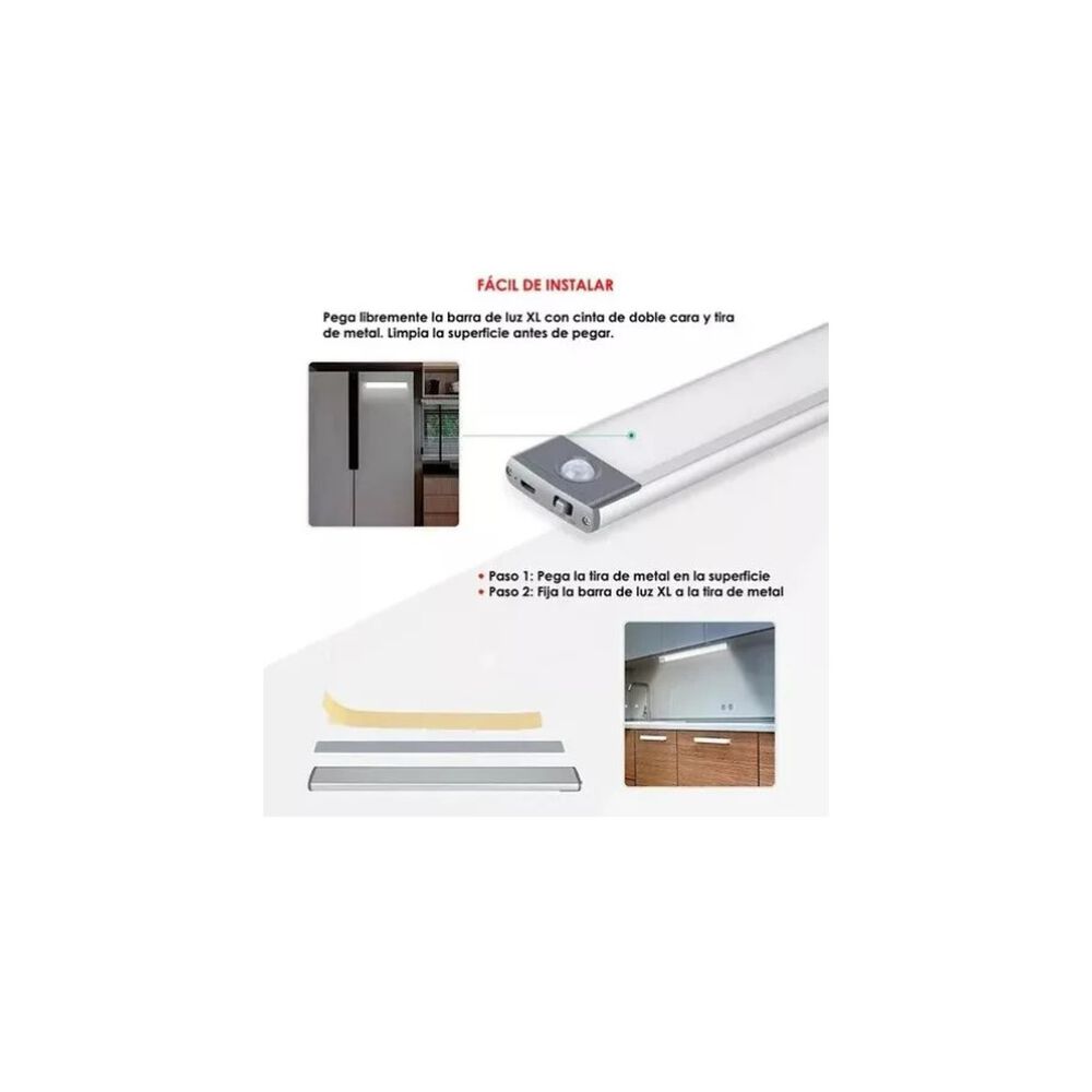 Lampara De Armario Led Luz Carga Usb Con Sensor De Movimiento Irm image number 2.0