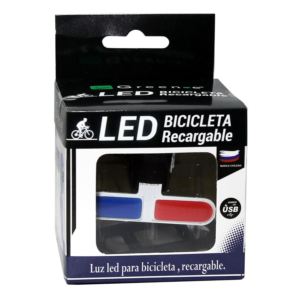 Luz Led Para Bicicleta. Recargable Vía Usb image number 0.0