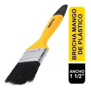 Brocha Para Pintar Ultraresistente 1-1/2(3cm) Pretul