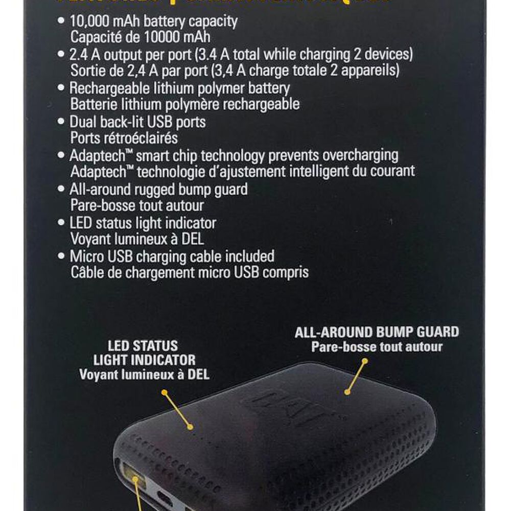 Bateria Externa Cat De 10,000 Mah Con Doble Usb De 3,4 Amperios image number 4.0