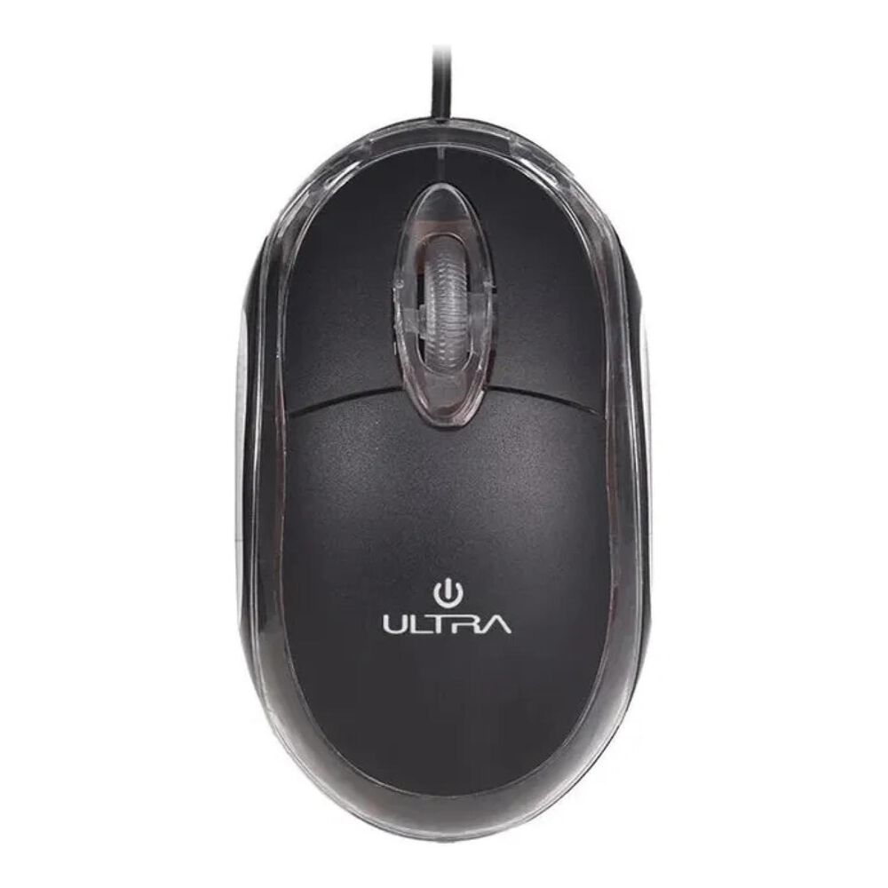 Mouse Alambrico Optico Usb 3 Botones Negro 120un image number 1.0