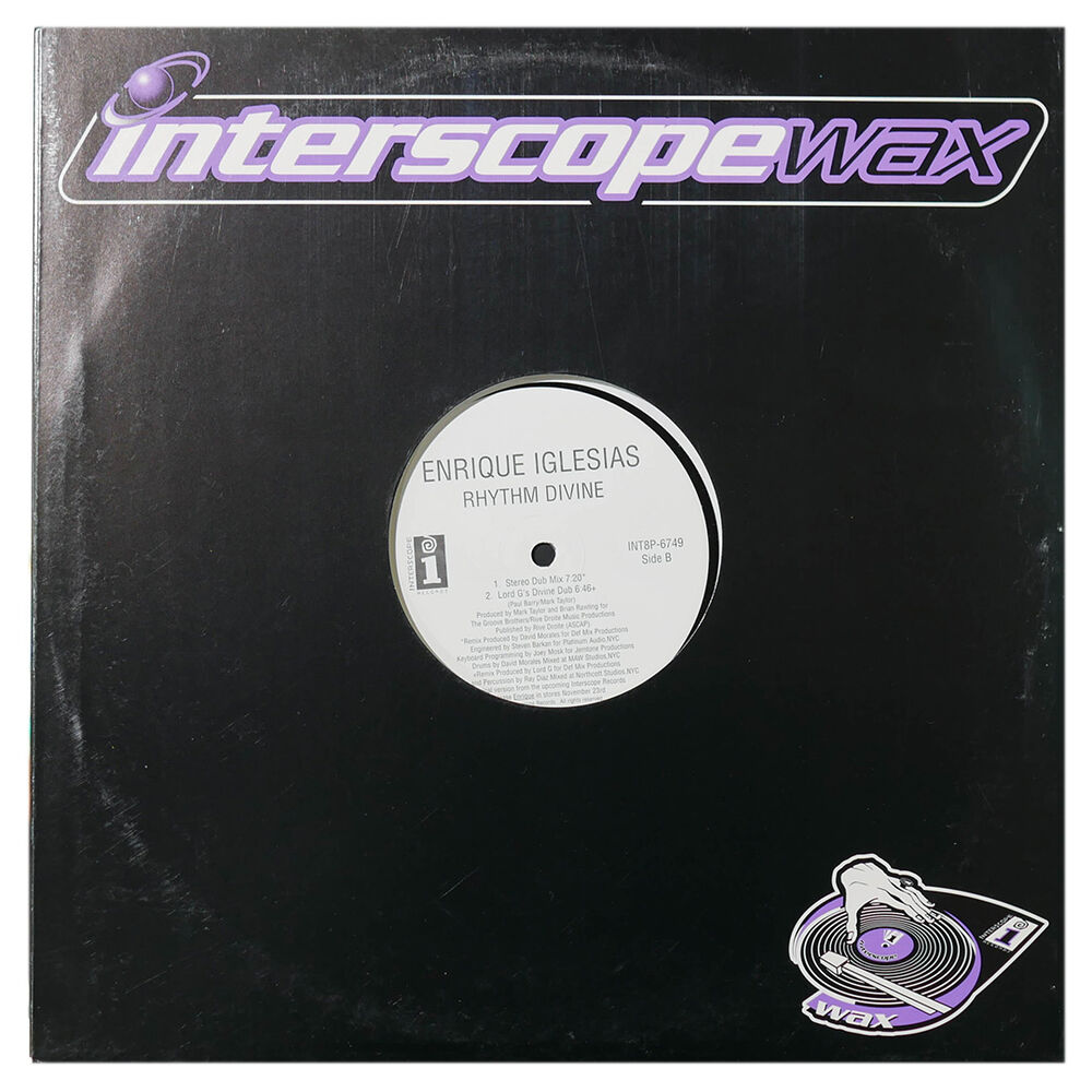 Enrique Iglesias - Rhythm Divine | 12" Maxi Single Usado image number 0.0