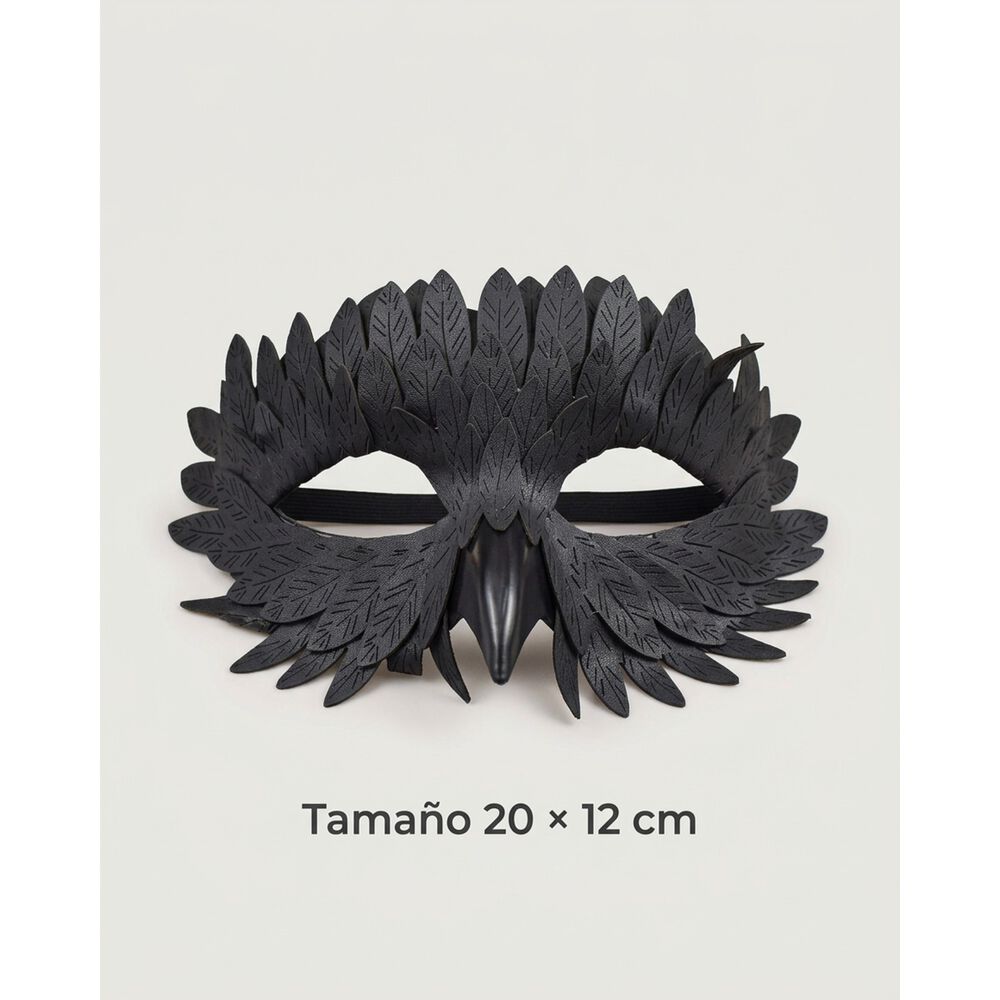 M&aacute;scara Pajaro Ave Plumas Carnaval Veneciano Para Disfraz image number 9.0