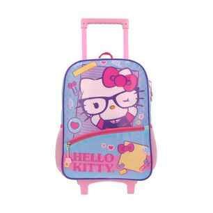 Mochila Ruedas Set 3 En 1 Hello Kitty Infantil