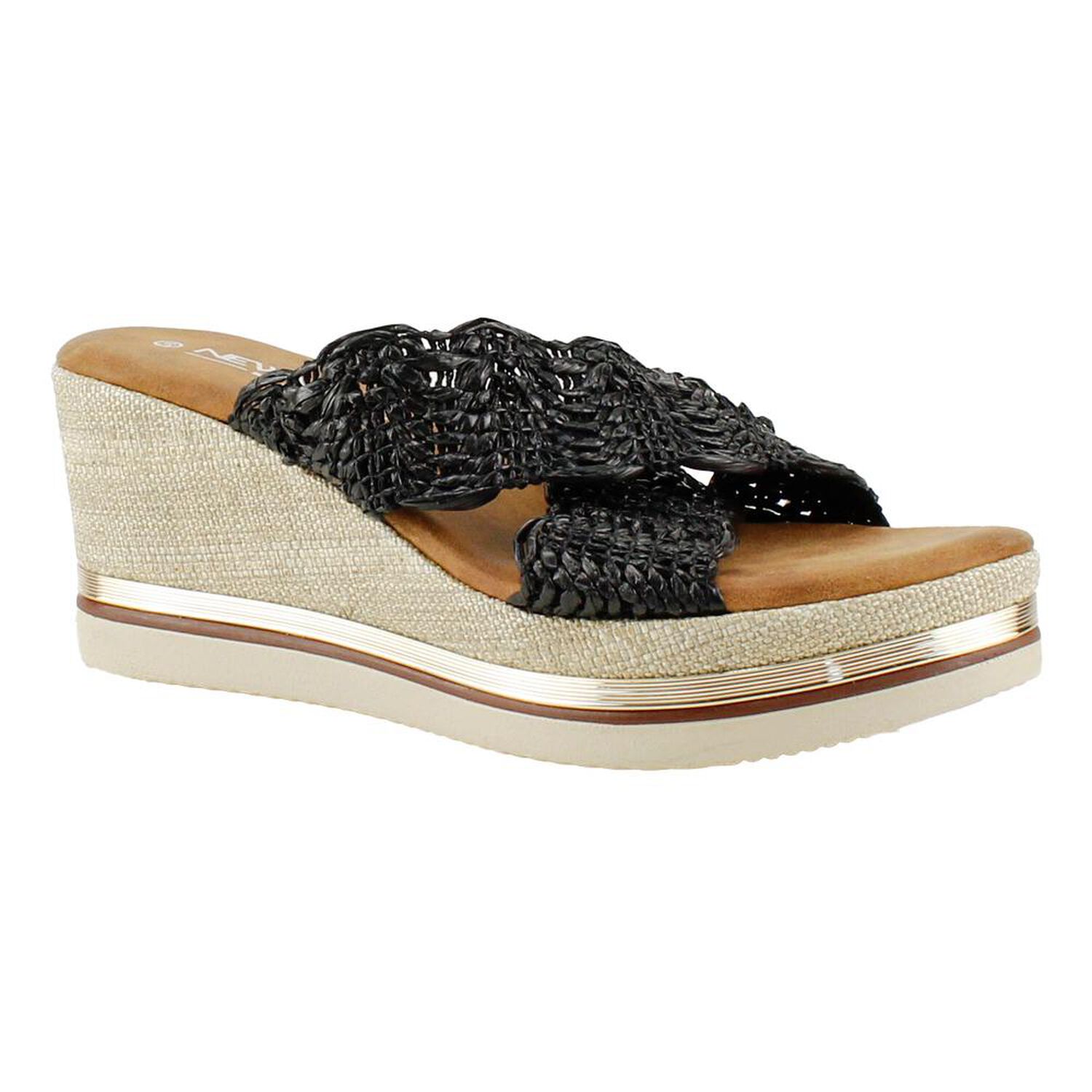 Sandalia Mujer New Walk Black image number 0.0