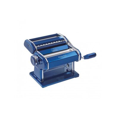 Cuece Pasta 24 Cm Beck + Máquina Para Pastas 150 Azul Marcato