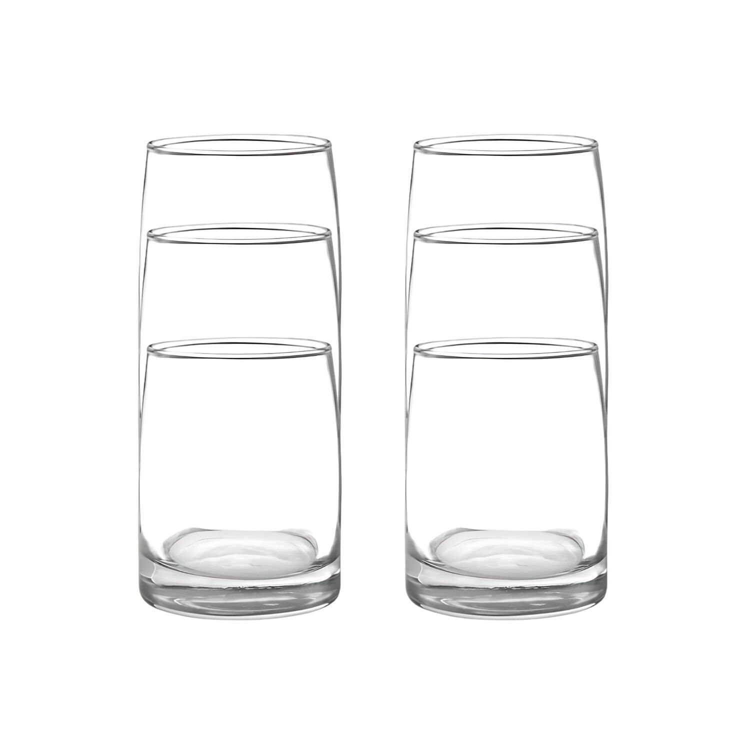 Display 6 Vasos Bajos 366cc Toledo Vidrio Cristar Mojitos Bebida image number 3.0