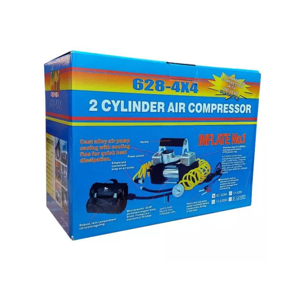 Compresor De Aire Port&aacute;til Para Carro Moto 150psi 12v image number 3.0