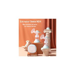Extractor De Leche Doble Inalambrico Nevi By Lubabycas