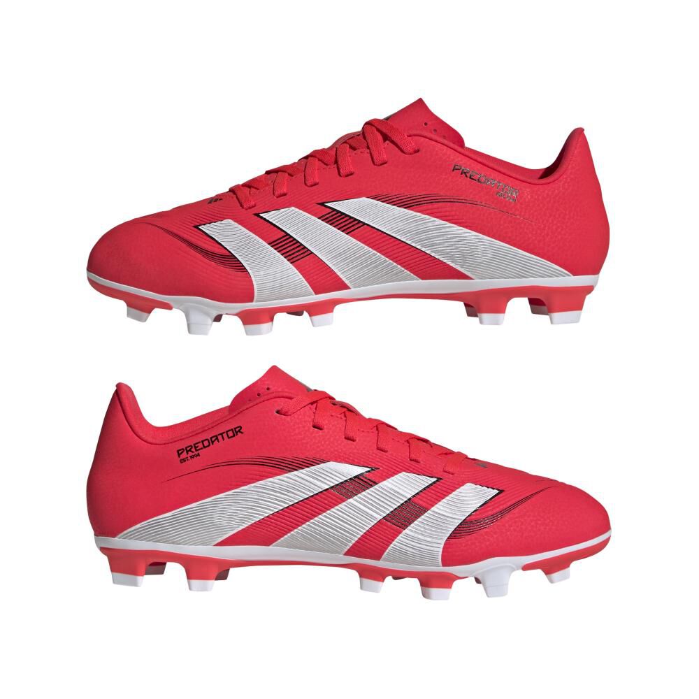 Zapatilla F&uacute;tbol Hombre Adidas Predator Club Fg/mg Rojo image number 8.0