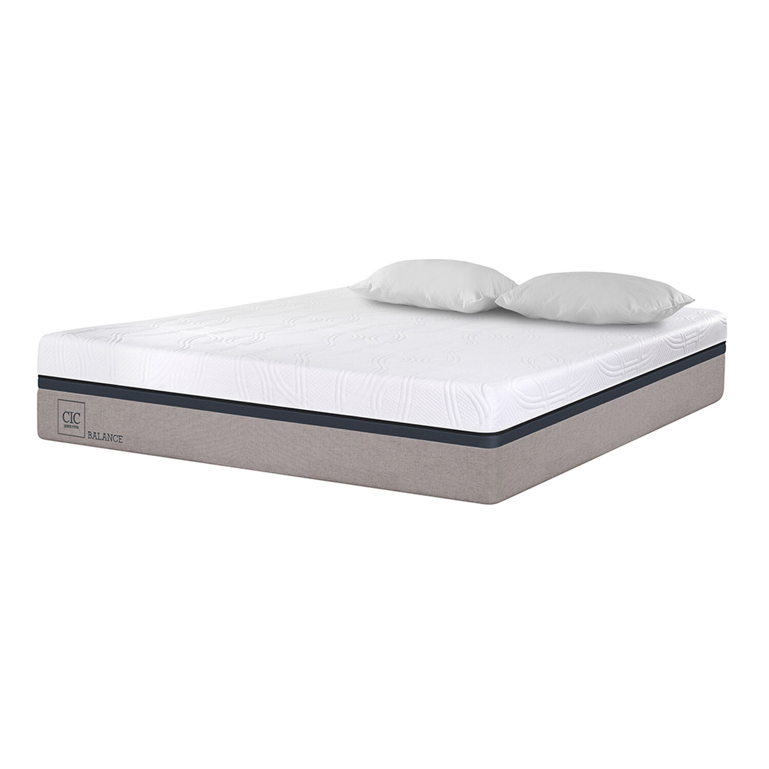 Colch&oacute;n Cic Balance / 2 Plazas + 2 almohadas / 190 Cm x 150 Cm image number 1.0