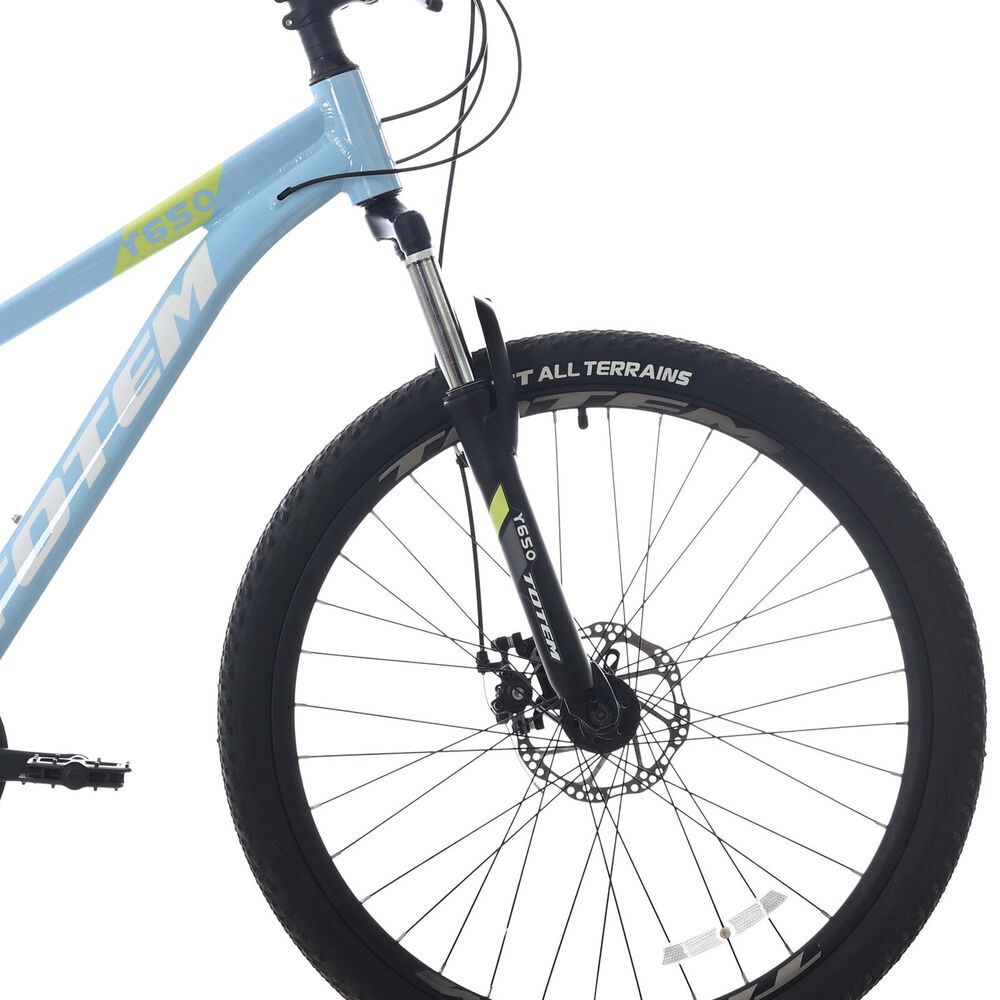 Bicicleta Totem Mtb Aro 26 Modelo Y650 Celeste Verde image number 3.0