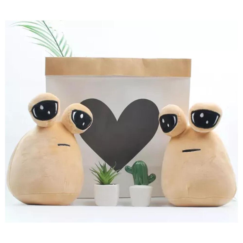 Juguete Peluche Mi Mascota Alien Pou 20cm Beige Infantil image number 2.0