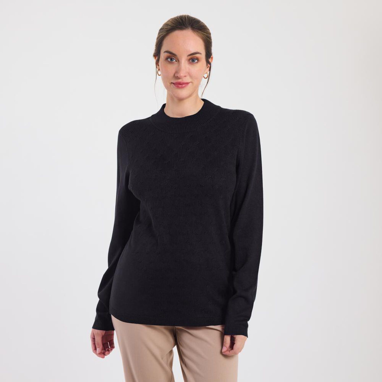 Sweater Dise&ntilde;o Fantasia Delantero Manga Larga Mujer Lesage image number 0.0