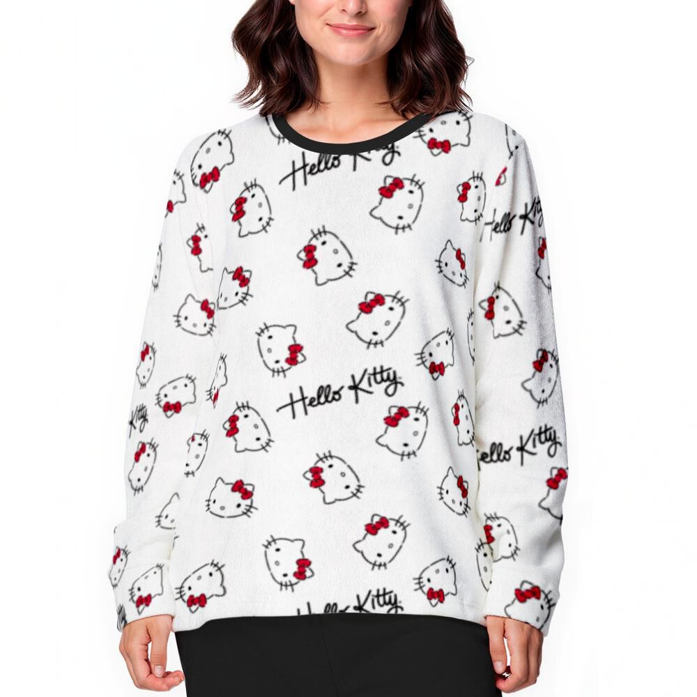 Pijama Invierno Top Hello Kitty M264mihkc1 image number 1.0