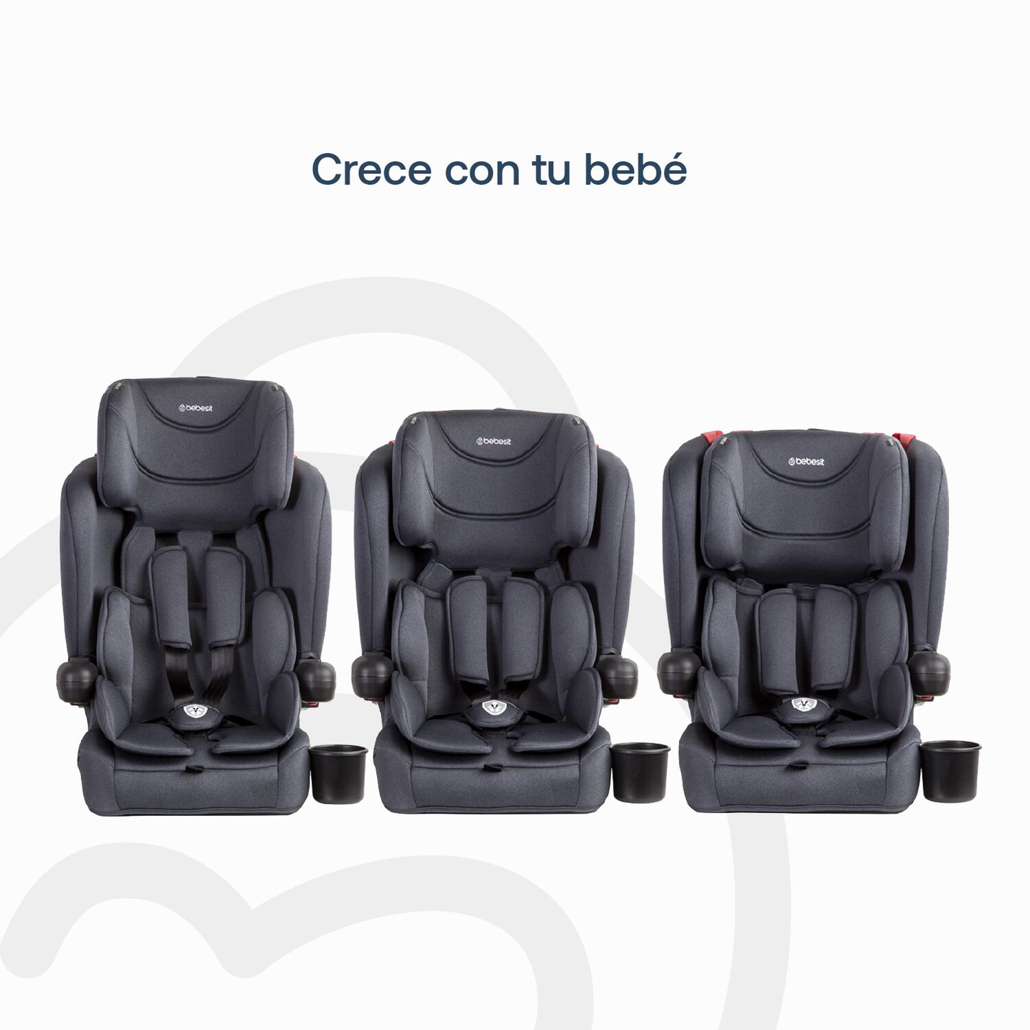 Silla De Auto Butaca Smartfix Negro Bebesit image number 7.0