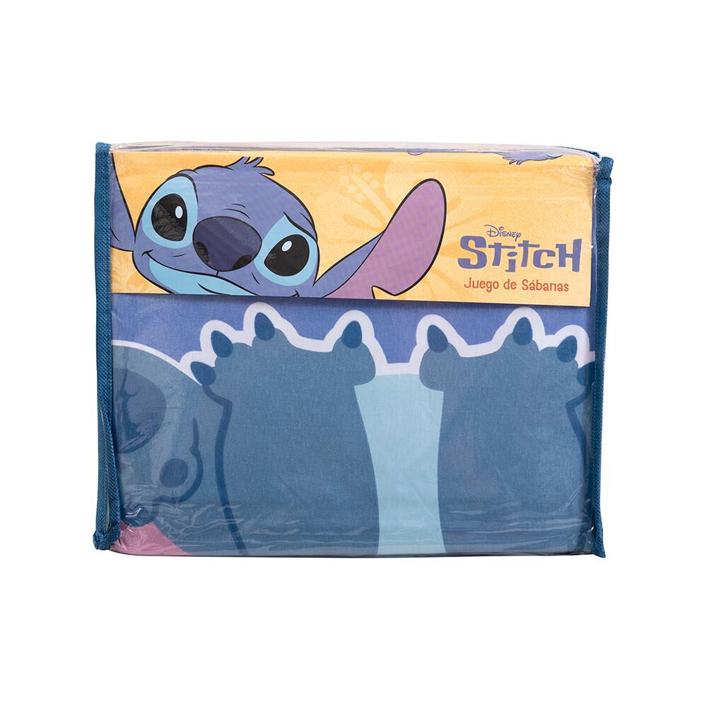 Juego De S&aacute;banas Disney Stitch Fluffly / 1.5 Plazas image number 2.0