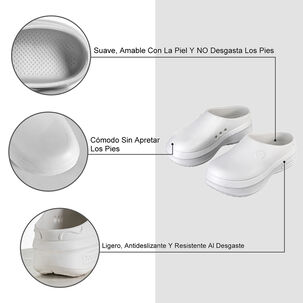 Zueco Casual Confort Plataforma Mujer Weide Gh150