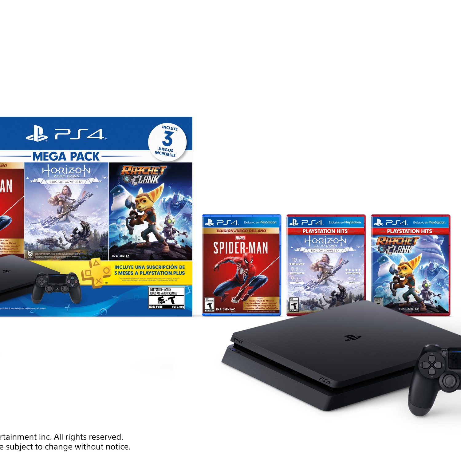 Mega Pack 15 Sony Ps4 Slim 1 TB image number 0.0