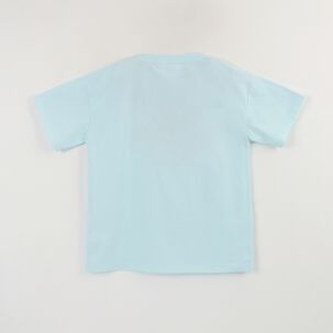 Polera Manga Corta Ni&ntilde;o Celeste Logo Hot Wheels