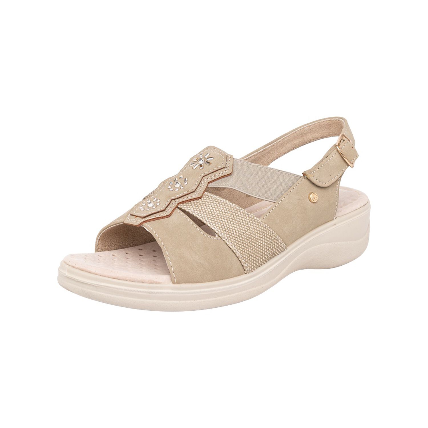 Sandalia Emer Beige Passer image number 0.0