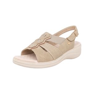 Sandalia Emer Beige Passer