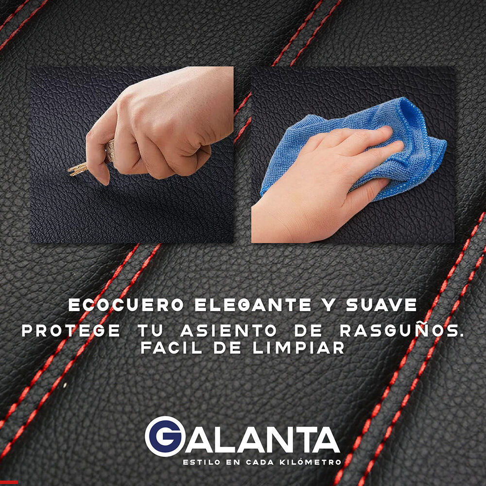 Funda Cubre Asiento Ecocuero Galanta Set 5 Asientos Luxury image number 5.0