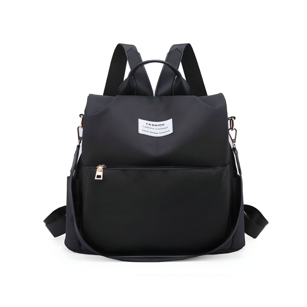 Mochila Urbana Antirrobo Para Mujer Negro image number 0.0