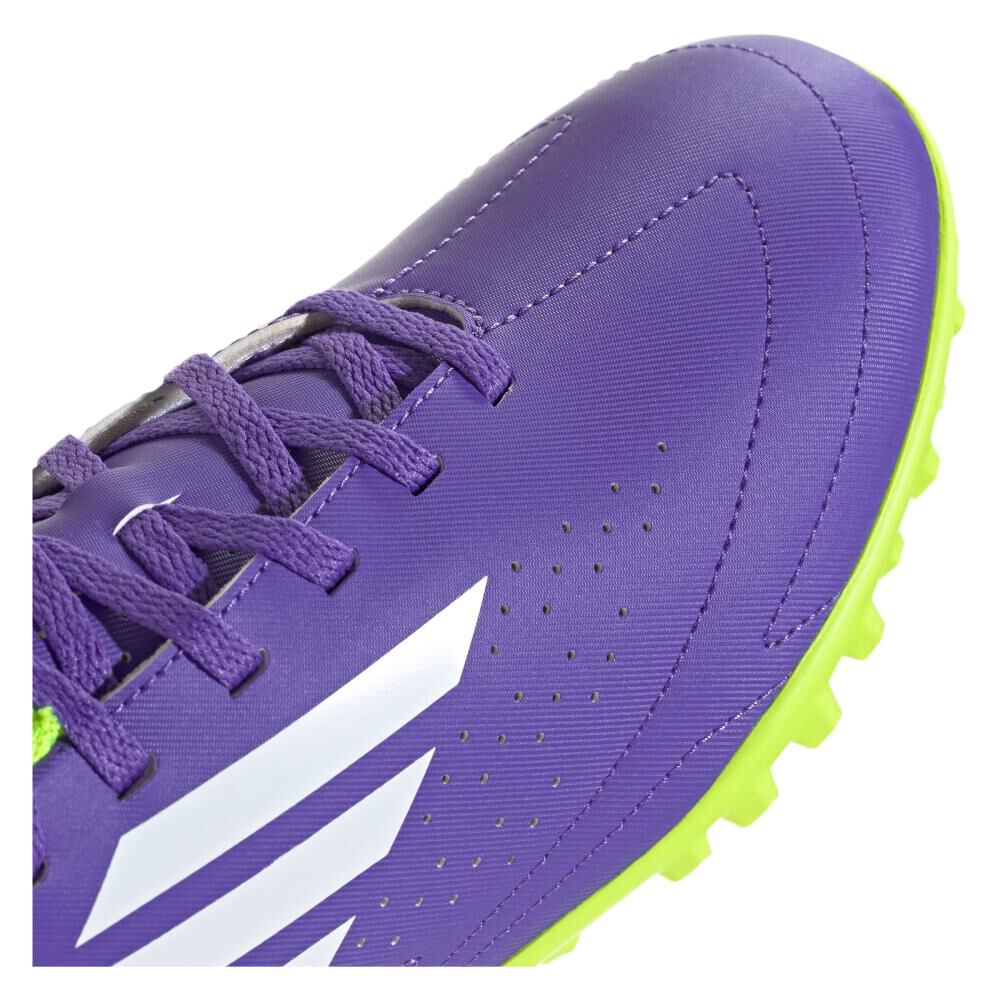Zapatilla Fútbol Hombre Adidas Deportivo Iii Pasto Sintético Morada image number 9.0