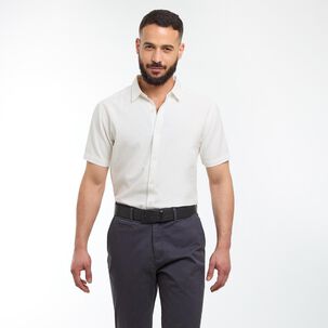 Camisa Slim Fit Manga Corta Hombre Az Black