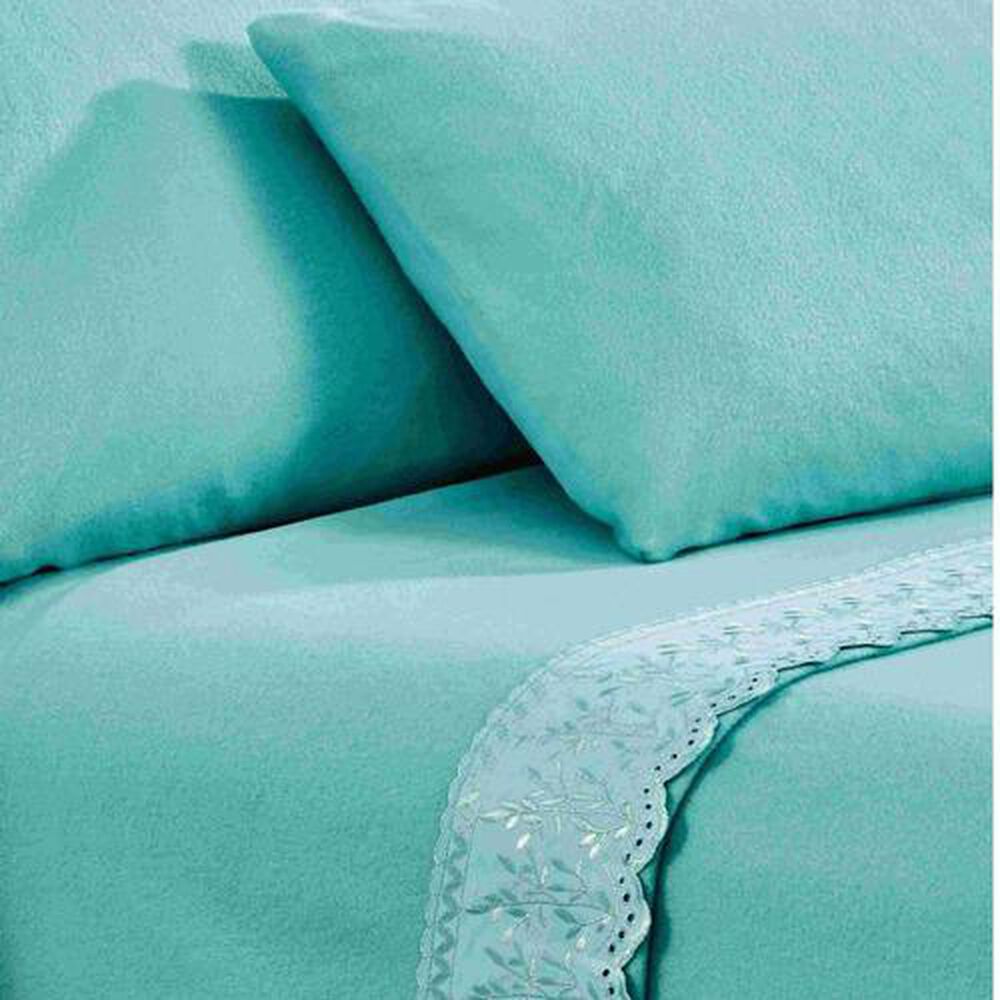 Sabana Andes Polar Broderie Turquesa 2 Plazas image number 0.0