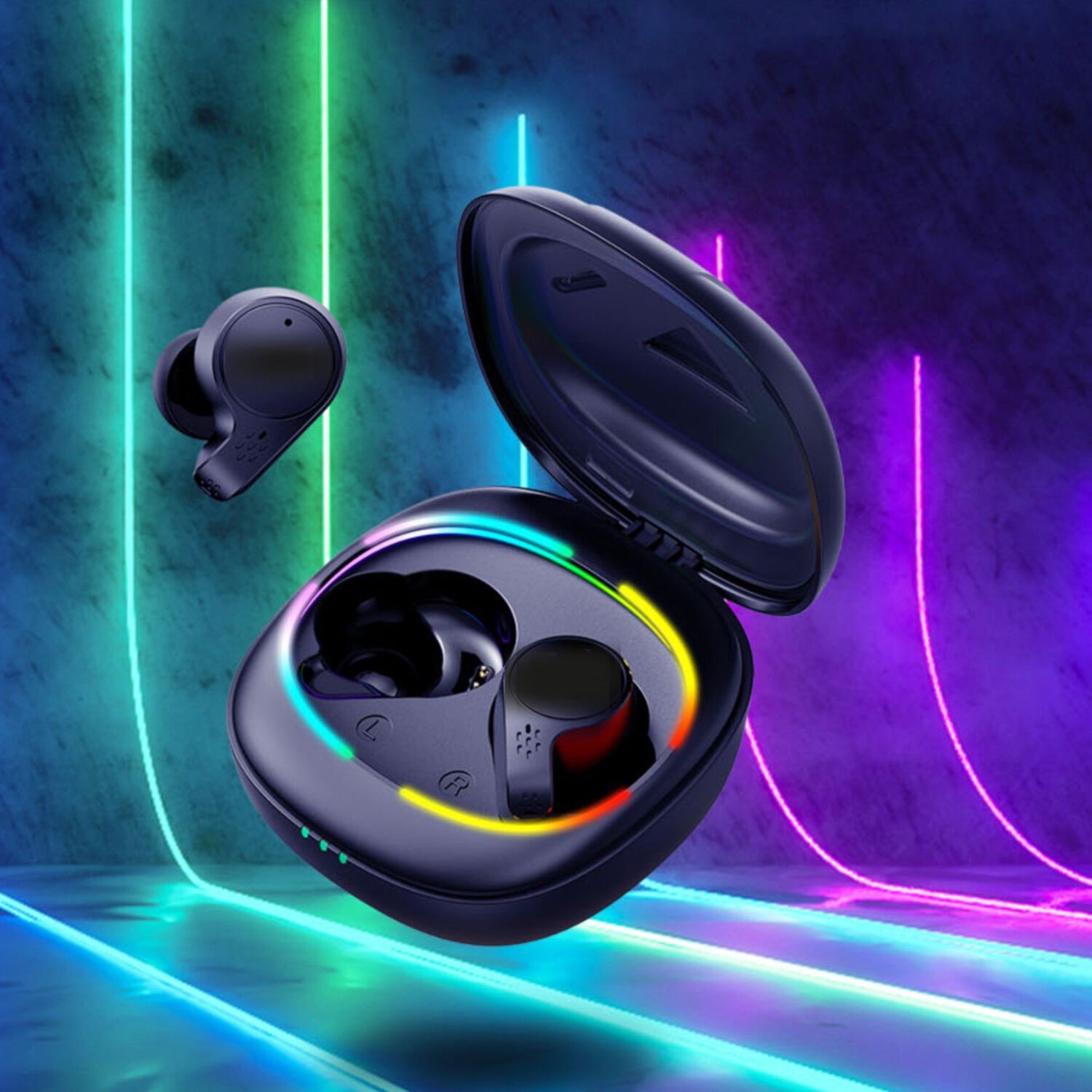 Aud&iacute;fonos Inal&aacute;mbricos Earbuds Bluetooth Tws Waterproof Rgb image number 5.0