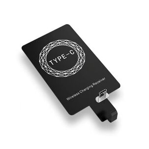 Adaptador De Carga Inalambrica Receptor Cargador Inalambrico Qi Tarjeta De Carga Tipo C (tipo C)
