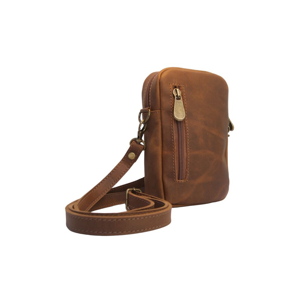 Cartera De Cuero Canela image number 2.0