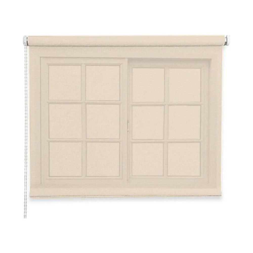 Cortina Roller Rustica Deluxe 60x200 Cm Beige image number 0.0