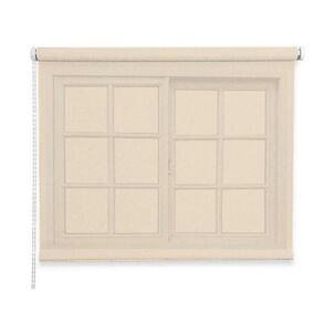 Cortina Roller Rustica Deluxe 60x200 Cm Beige