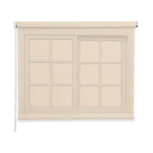 Cortina Roller Rustica Deluxe 60x200 Cm Beige