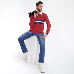 Jeans Tiro Medio Regular Fit Hombre The King's Polo Club