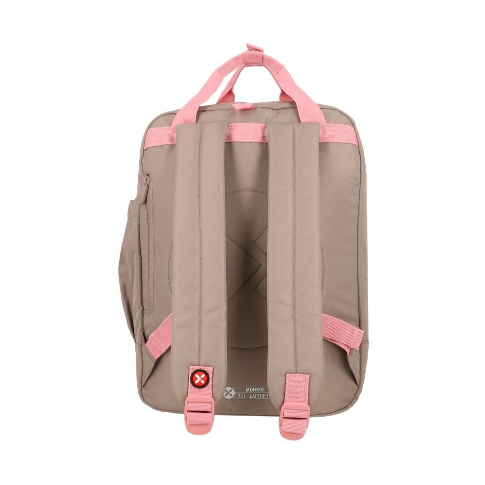 Mochila Notebook Xtrem Monroe 6xt Beige/rosado 15" image number 2.0