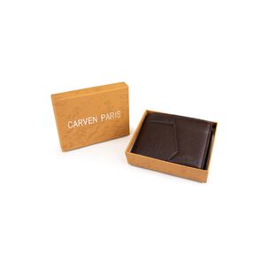 Billetera Hombre Milan Caf&eacute; Oscuro Carven Paris