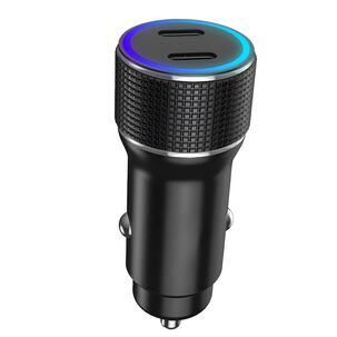 Cargador Usb-c Para Auto Dual Port Power Delivery 40w Tm-200542
