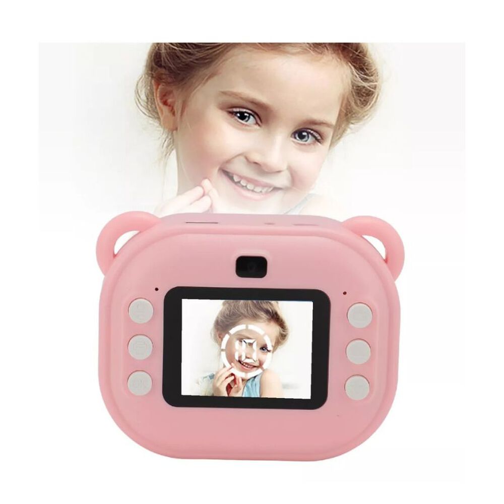 Camara Impresora Digital Infantil Con Pantalla Hd Rosado image number 4.0