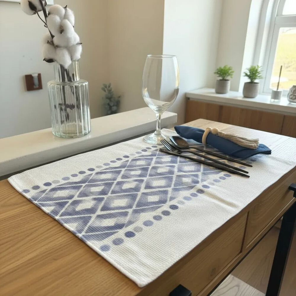 Set De 6 Individuales Tejidos - Dise&ntilde;o Diamante image number 0.0