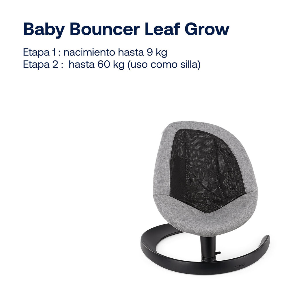Baby Bouncer Leaf Grow Ink Nuna image number 1.0