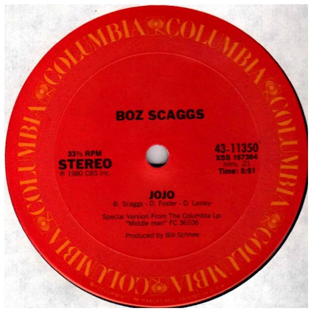 Boz Scaggs - Jojo | 12" Maxi Single Usado image number 2.0