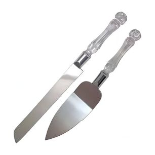 Set Cuchillo Y Servidor De Acero Para Torta