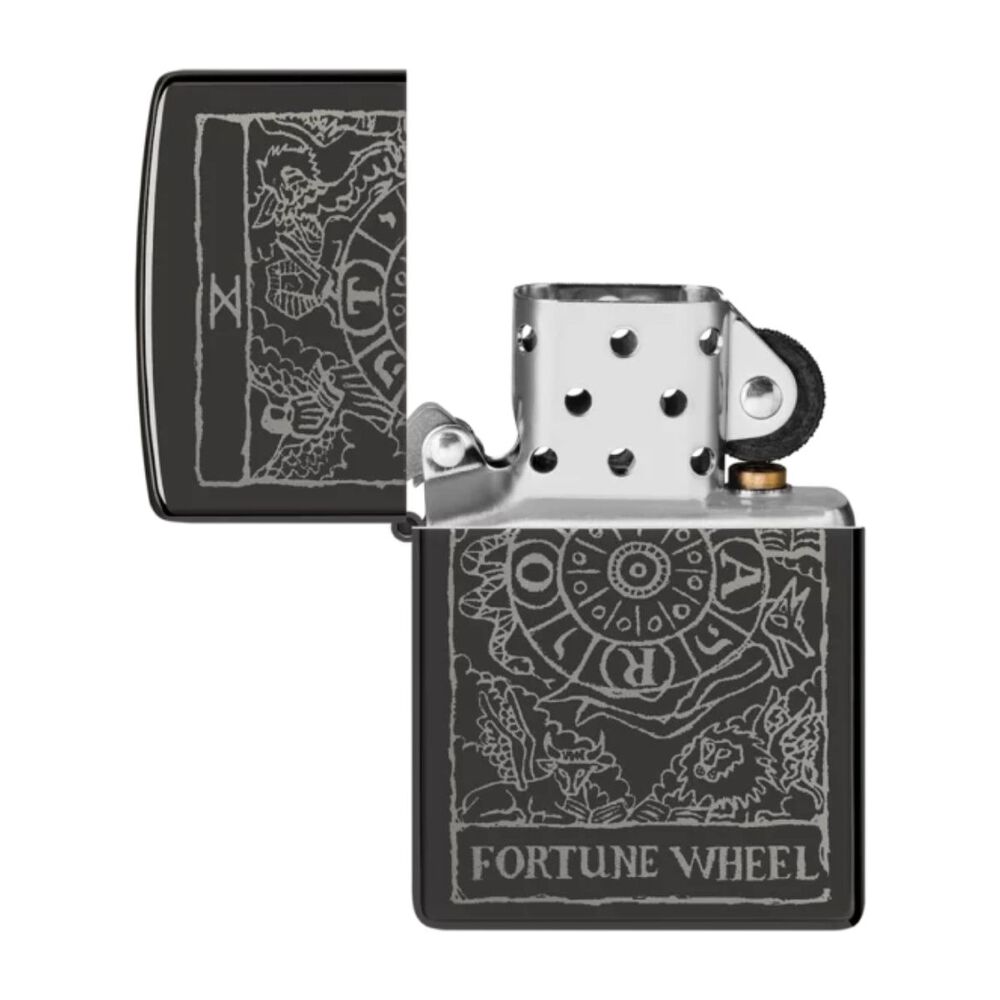 Encendedor Zippo Wheel Of Fortune Plateado Zp46138 image number 2.0