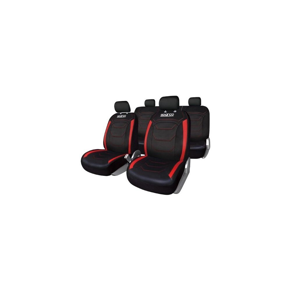 Fundas Cubreasiento Sparco Universal Negro Poliester 406- Sp image number 0.0