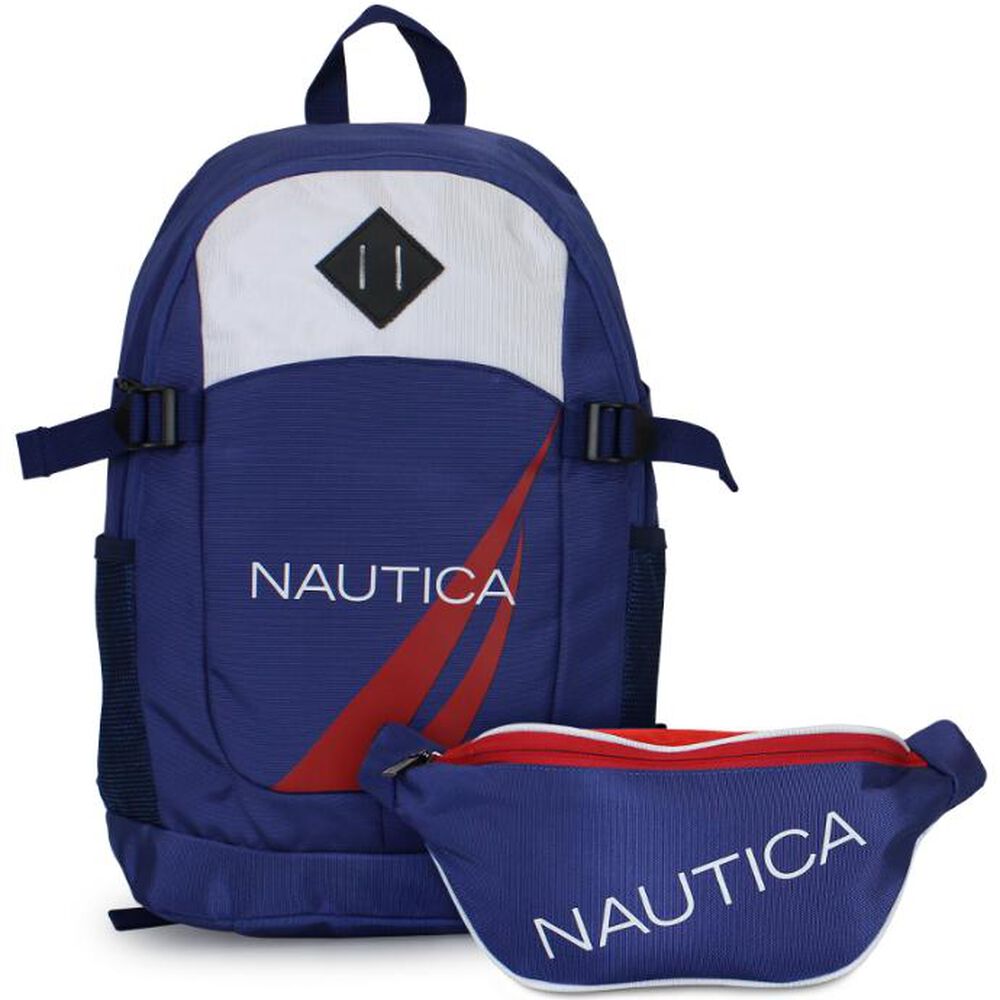 Mochila Atlas + Banano Kappa Azul Nautica image number 0.0